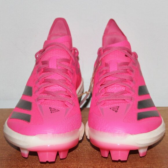 Adidas Adizero Electric+ TPU Baseball Cleats Mens 8.5 Pink Black main image 4